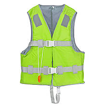 Рятувальний жилет YW1218 розмір M EPE піна 420D поліестер зелений для водних видів спорту