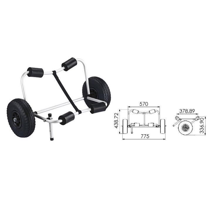 Візок для каяка C16230 новий легкий і міцний для зручного транспортування каяків і каное