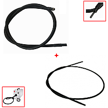 Гнучкий вал і кожух оболонка L-1500мм комплект для промислової рибочистки KT-S (Koneteollisuus)