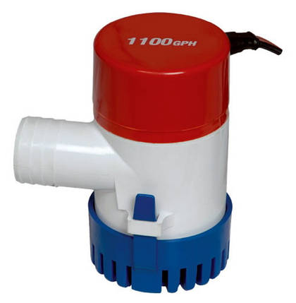 Помпа трюмна 70л/хв 1100GPH 12V WW-07102 для відкачування води з судна човна і катера водяний насос, фото 1