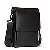 Сумка чоловіча планшетка шкіряна через плече BRETTON 5190-3 black, фото 2