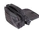 Чоловіча текстильна сумка 301519 чорна, фото 5