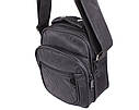 Чоловіча текстильна сумка 302916 чорна, фото 5