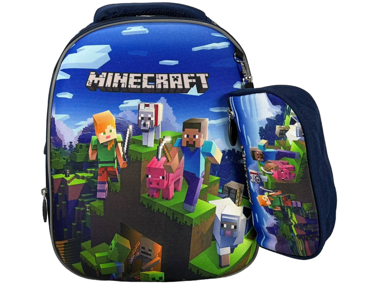 Шкільний рюкзак Space пенал у потакрунок 6629-1 синій