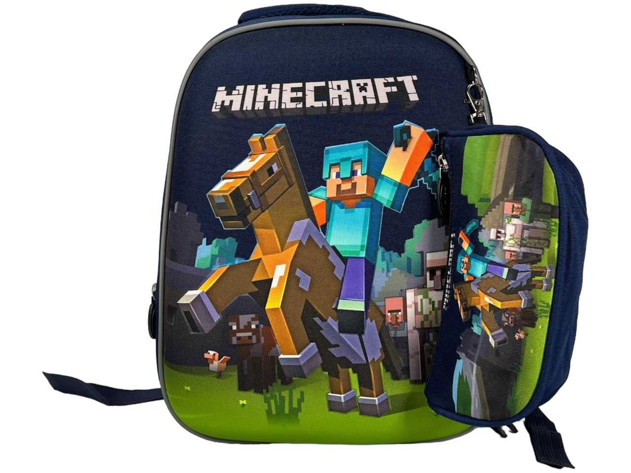 Шкільний рюкзак Space пенал у потакрунок 6630-1 синій