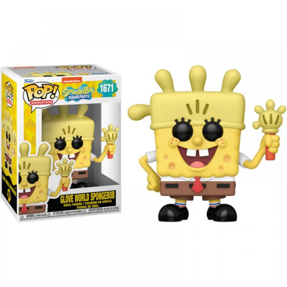 Фігурка Funko Pop Spongebob (Glove World)