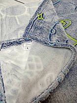 Плед з мікрофібри День ніч Інопланетяни світяться у темряві 200х220см, фото 4