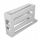 Диспенсер для зберігання яєць вертикальний пластиковий білий, фото 5