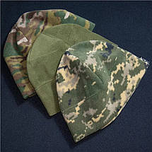 Шапка флісова Kirasa 280 г/м2 мультикам Арт KI829 тепла і м'яка 100% поліестер універсальний розмір, фото 4