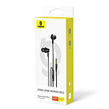 Навушники дротові з мікрофоном Baseus Encok HZ11 3.5 мм чорні (A00164200113-Z1), фото 4