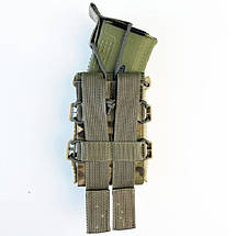 Підсумок відкритий каркасний для 1 магазину АК Cordura мультикам LE2968, фото 5