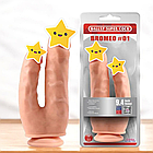 Фалоїмітатор подвійний на присоску Ballsy Super Cock "Bromeo # 01" Chisa