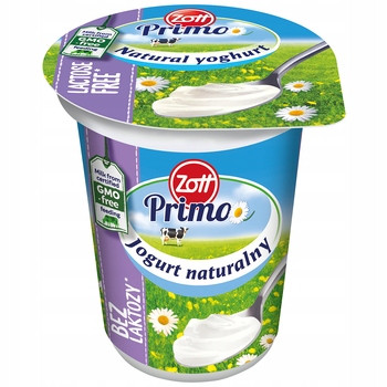 Йогурт натуральний без лактози Zott Primo 180гр