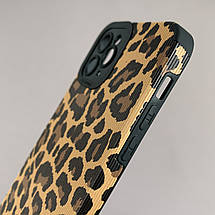 Чохол для Apple iPhone 11 Pro леопардовий чохол із захистом камери на телефон айфон 11 про чорний r4n, фото 4