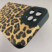 Чохол для Apple iPhone 11 Pro леопардовий чохол із захистом камери на телефон айфон 11 про чорний r4n, фото 5