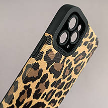 Чохол для Apple iPhone 11 Pro Max леопардовий чохол із захистом камери на телефон айфон 11 про макс чорний r4n, фото 4