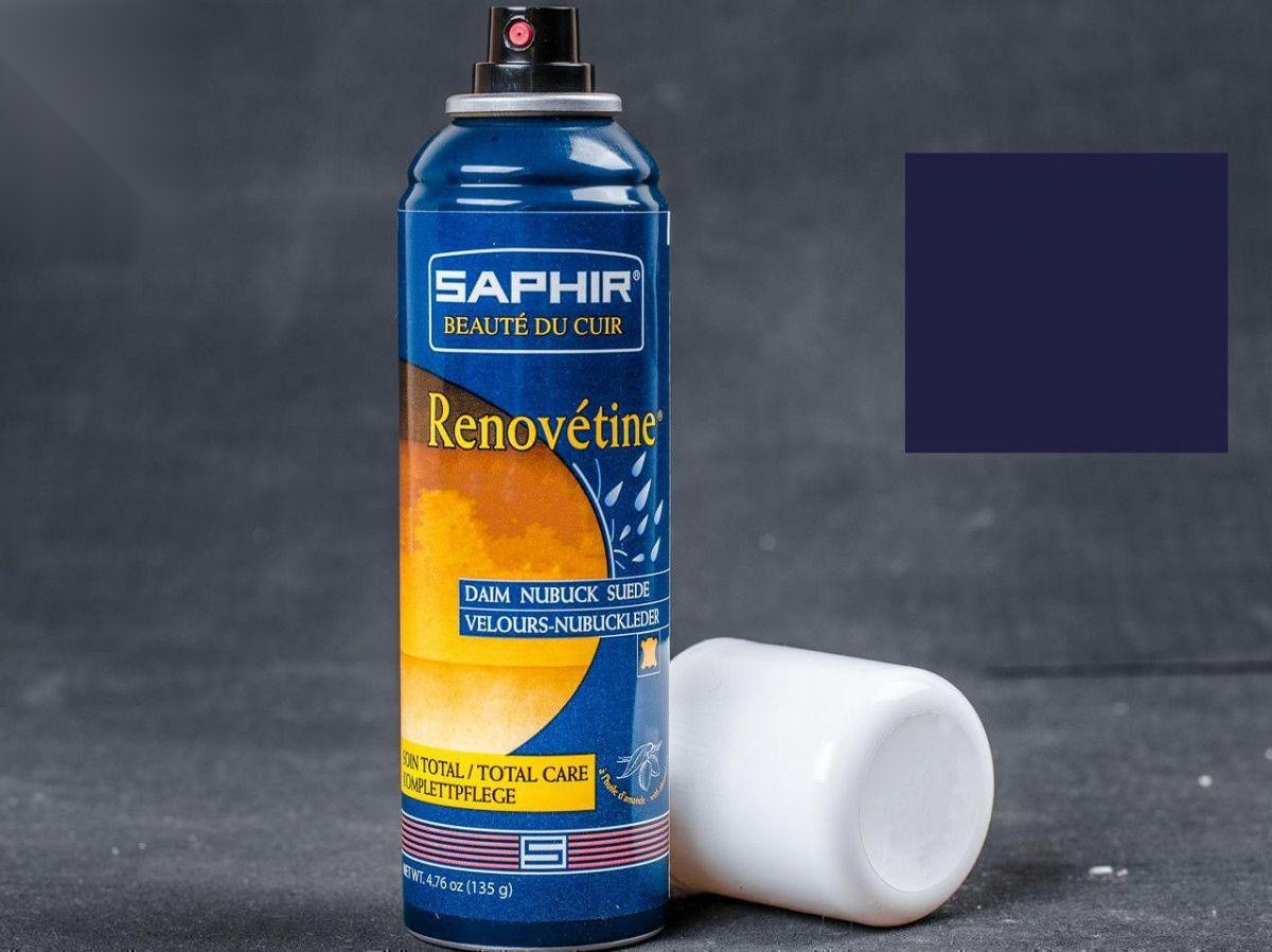 Аерозоль-фарба фіолетова для замші Saphir Renovetine, 200 мл,(0204)(66)