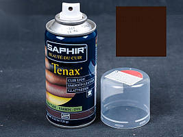 Аерозольна коричнева фарба для гладкої шкіри Saphir Tenax Spray, 150 мл (0823)(04)