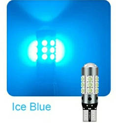 Світлодіодна лампа W5W T10 4 Вт Canbus 27 SMD 3030 LED Ice Blue