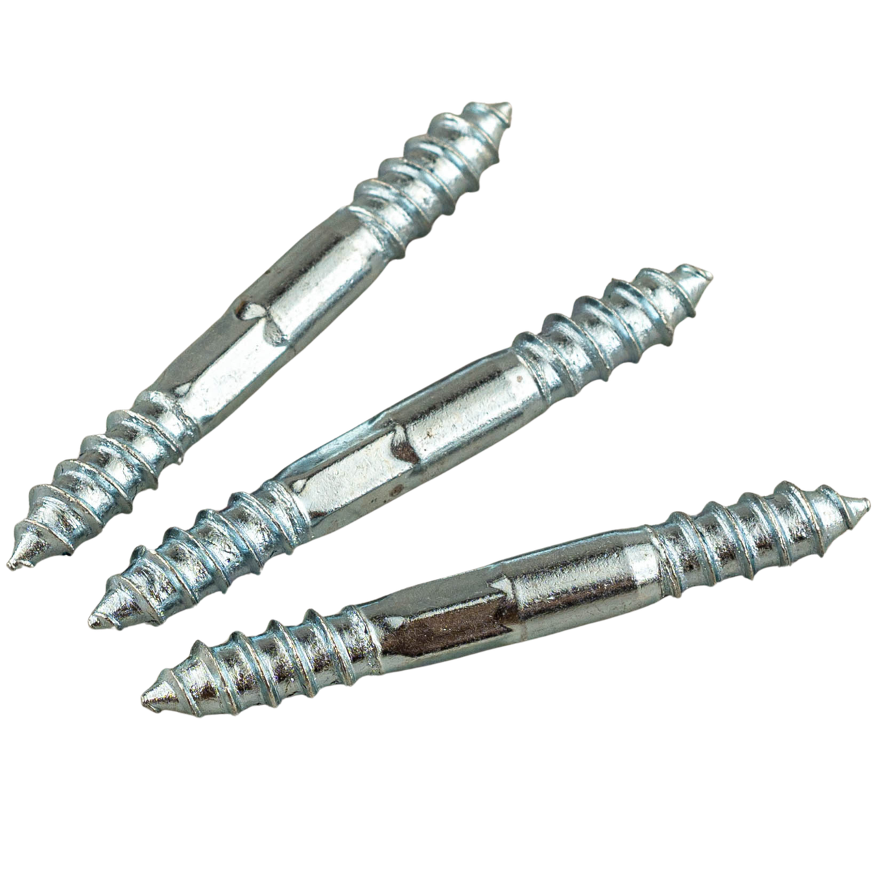 Шпилька дворізьбова 8х60 мм дерево-дерево меблева, фото 1