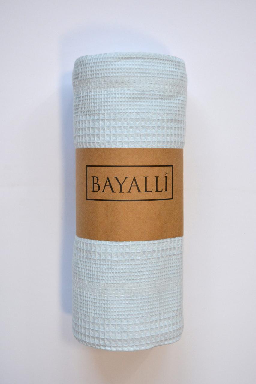 Вафельне простирадло-покривало Bayalli 200×230 см. A.Mavi