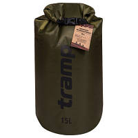 Оригінал! Гермомішок Tramp PVC Diamond Rip-Stop 15 л Olive (UTRA-112-olive) - Вища Якість!