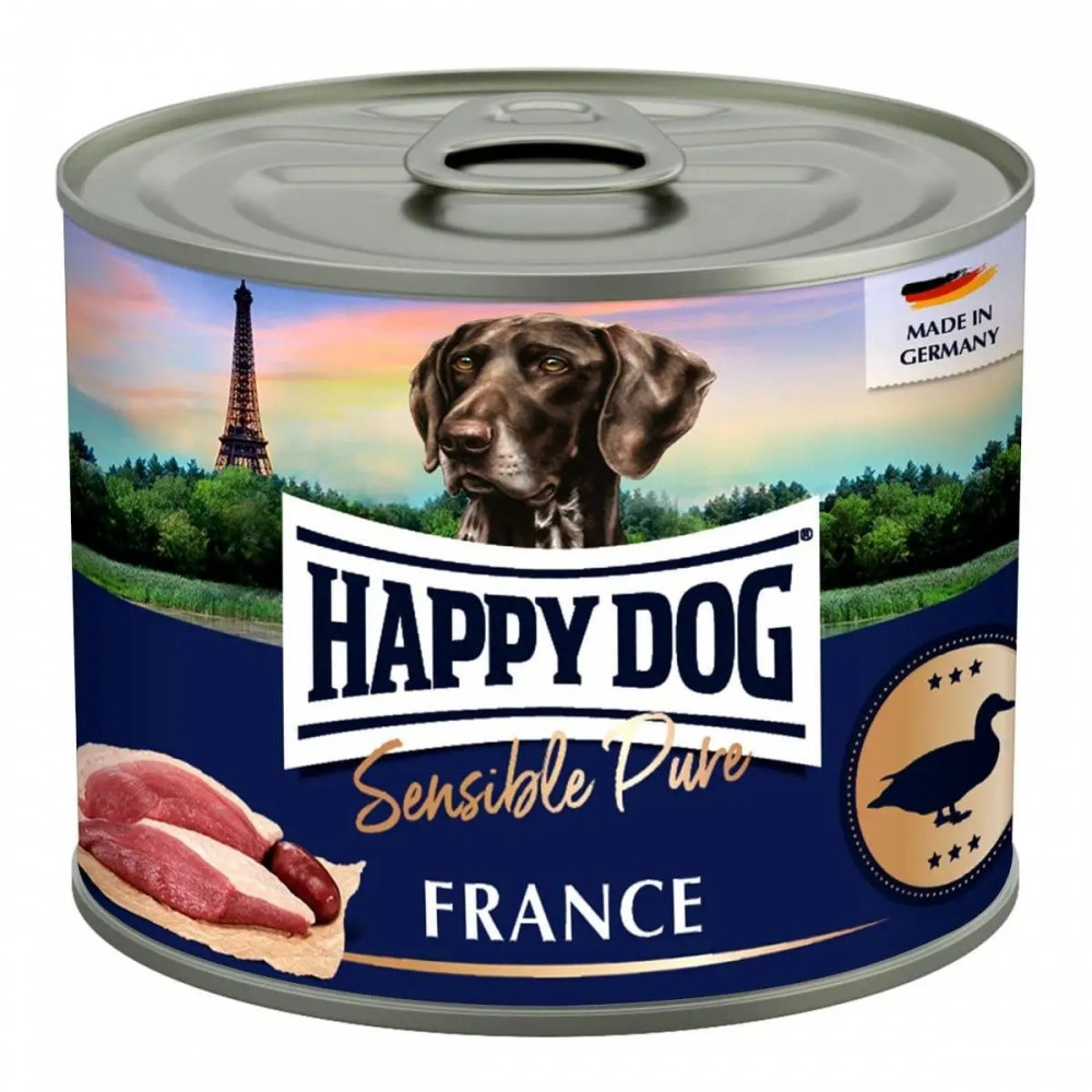 Happy Dog Sensible Ente Pur ( Duck Pure ) консервований корм з качкою для дорослих собак, 200 гр (02745), фото 1