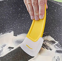 Лопатка-скребок для очищення поверхонь посуду/сковорідок Універсальна Силіконова
