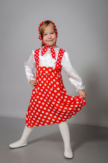 Детский карнавальный костюм Машенька 28-30 р - фото 1 - id-p435236942
