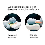 Ортопедична подушка з ефектом пам'яті для комфортного сну TV-50092, фото 7