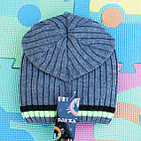 Модна зимова шапка (термо) на флісі.Boska(Польща)., фото 2