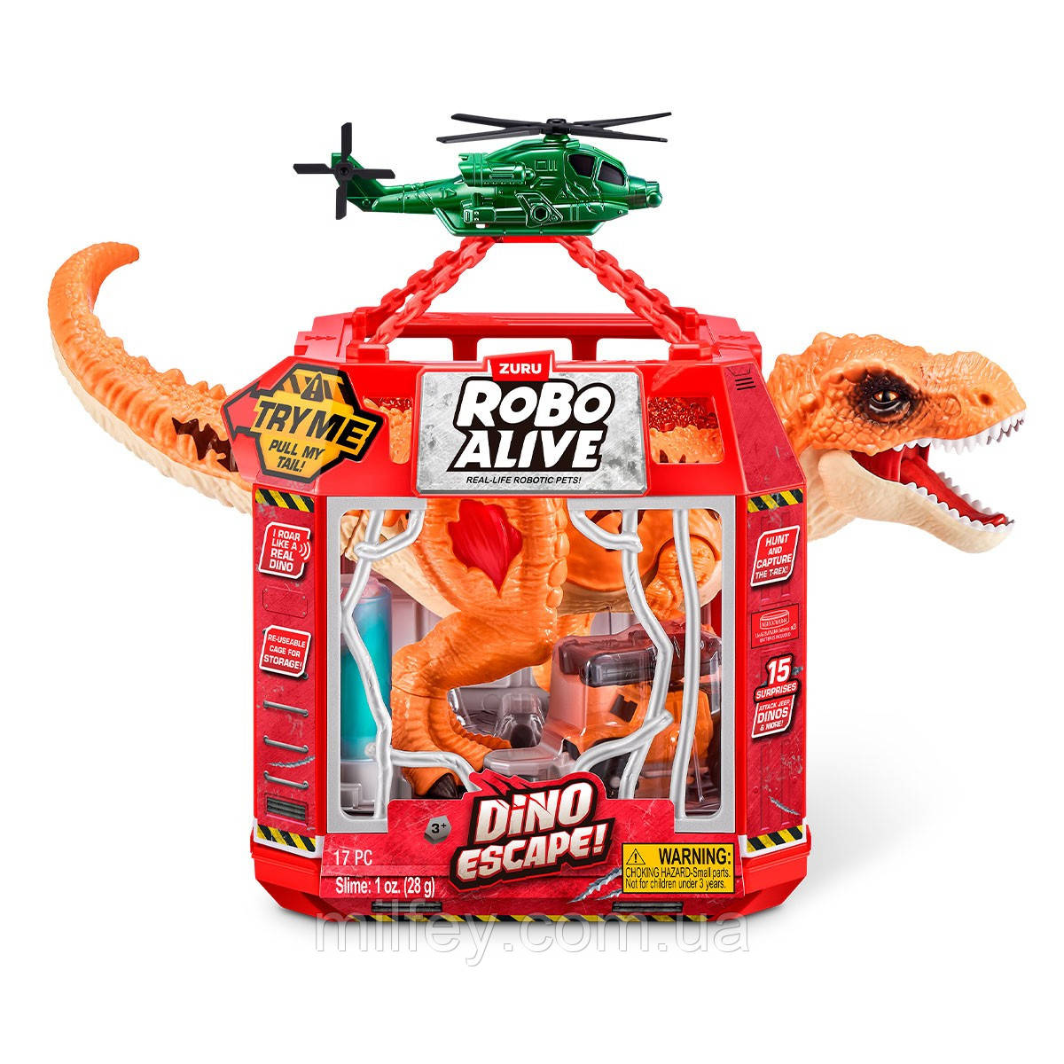 Інтерактивний ігровий набір Robo Alive - Втеча динозавра, фото 1