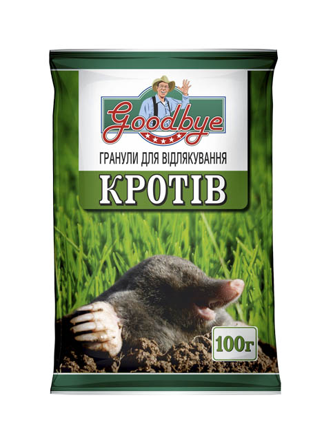 Родентицид Гуд Бай кроти (гранула) 50г, фото 1