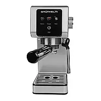 Кавоварка ріжкова Grunhelm GEC002A Ріжкова кавоварка з капучинатором для дому Офісна кавоварка