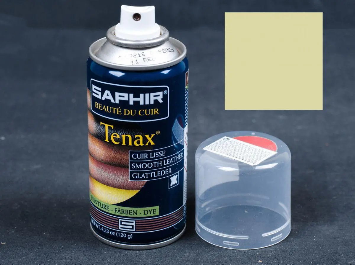 Аерозольна фарба кол.кремова для гладкої шкіри Saphir Tenax Spray, 150 мл (0823)(44)