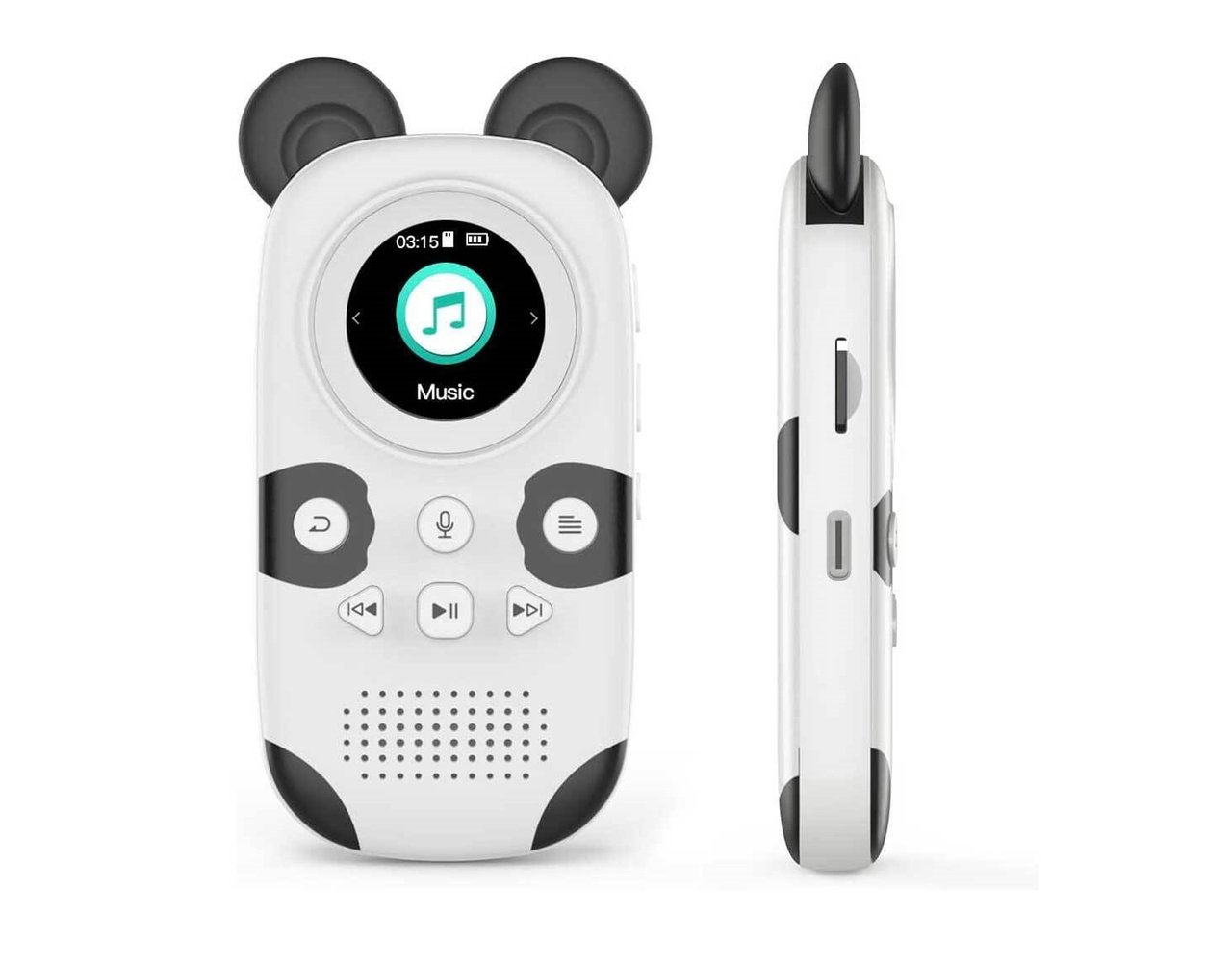 Плеєр MP3 Ruizu X31 Bluetooth 5.0 Hi-Fi 64Gb із зовнішнім динаміком Білий + чорний