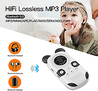 Плеєр MP3 Ruizu X31 Bluetooth 5.0 Hi-Fi 64Gb із зовнішнім динаміком Білий + чорний, фото 5
