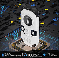 Плеєр MP3 Ruizu X31 Bluetooth 5.0 Hi-Fi 64Gb із зовнішнім динаміком Білий + чорний, фото 10