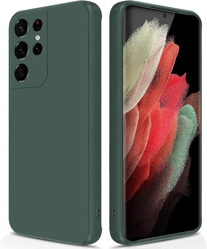 Силіконовий чохол SLIM для Samsung Galaxy S21 Ultra Pine Green