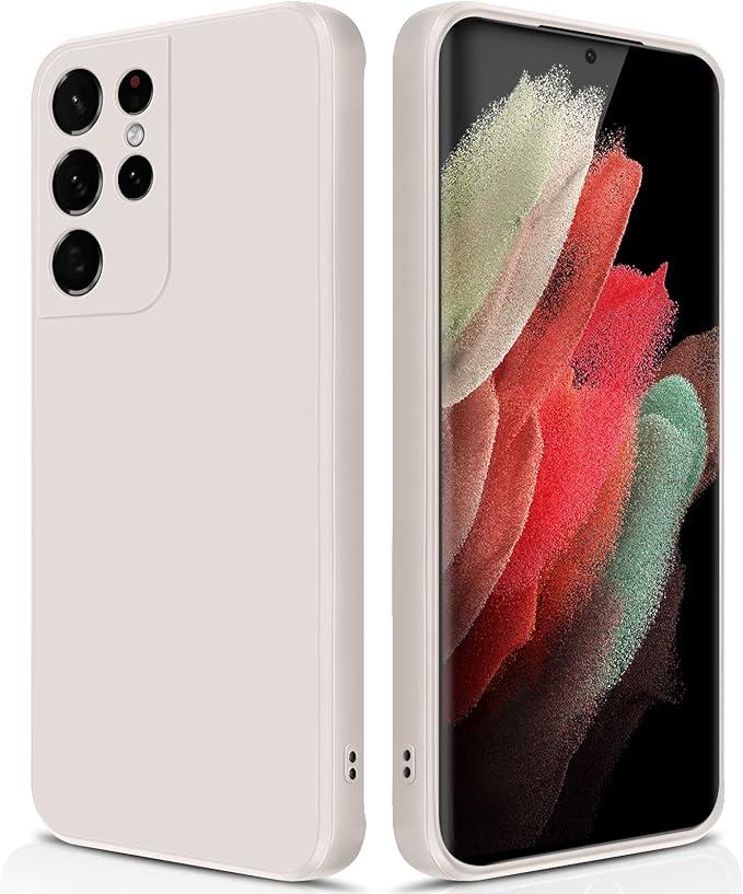 Чохол силіконовий SLIM для Samsung S21 Ultra Cream