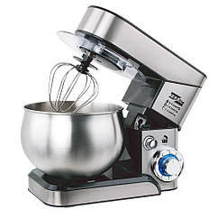 Міксер тістоміс 3500Вт 3в1 Zepline на 6л кухонний міксер з металевою чашею ZP-105 чорний