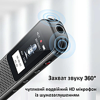 Міні диктофон Benjie K9 32GB цифровий MP3 плеєр, фото 4