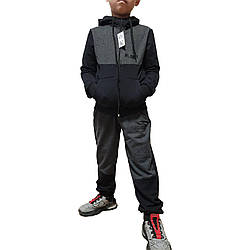 Підлітковий спортивний костюм з емблемою Розміри: 8,9,10,11,12 років (27056)