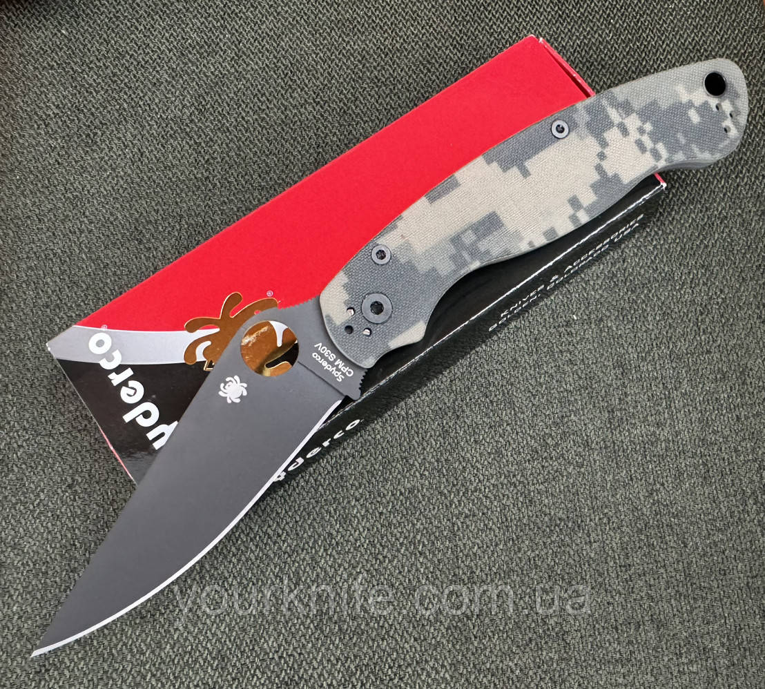 Нож складной Spyderco Military 2 Camo black C36GPCMOBK2