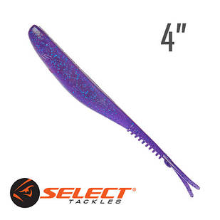 Силикон Select Victim V-Tail 4" #800 (5 шт/уп)