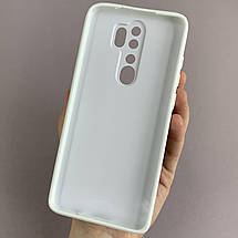 Чохол для Xiaomi Redmi Note 8 Pro чохол з квіточками захистом камери на телефон сяомі редмі нот 8 про білий l1k, фото 3