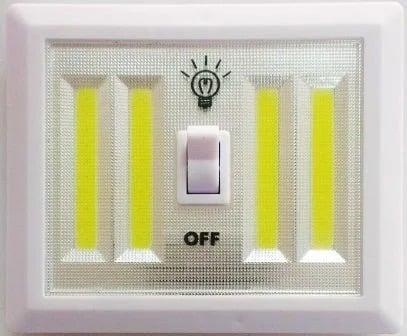 Ліхтар безпровідний на батарейках Light Switch HY-604 з тумблером