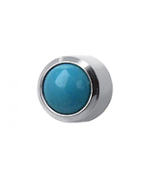 Сережки-голки для проколу вух Studex завальцювання розмір R-305W Бірюза original