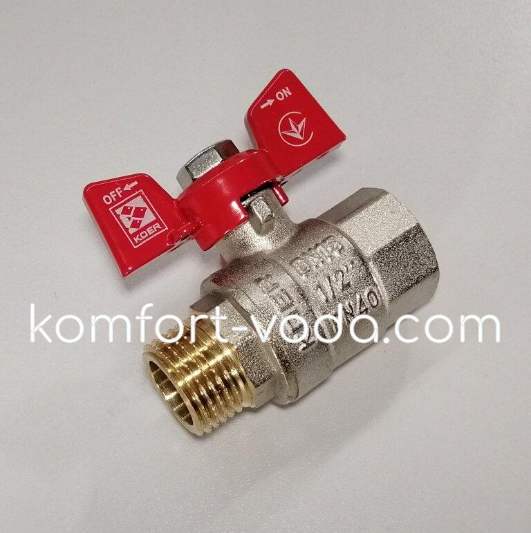 Кран кульовий KOER KR.218 1", фото 1