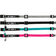 Нашийник Trixie My Home для кошенят з адресником, нейлон (кольори в асортименті)